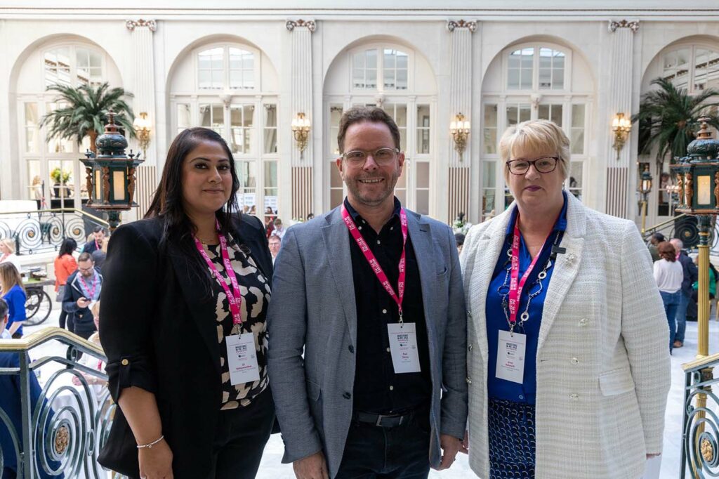 Zii Nithiyananthan, Anne Ashworth and Paul Devoy